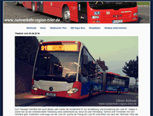 Tablet Screenshot of nahverkehr-region-trier.de